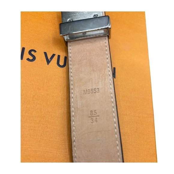 Louis Vuitton Epi Noir Logo Belt - Picture 4 of 4